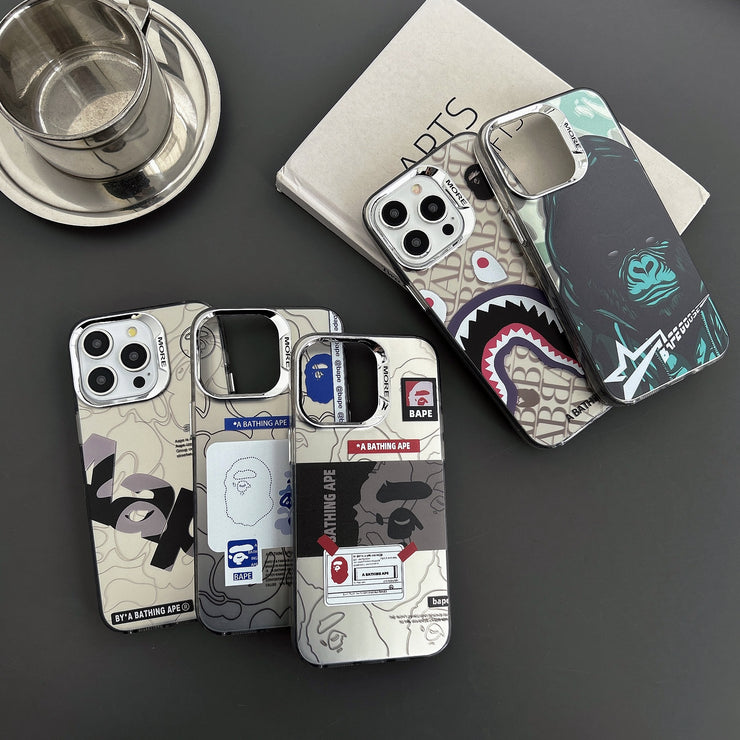Trendy luxury Phone Case | Color Silver Plating Series