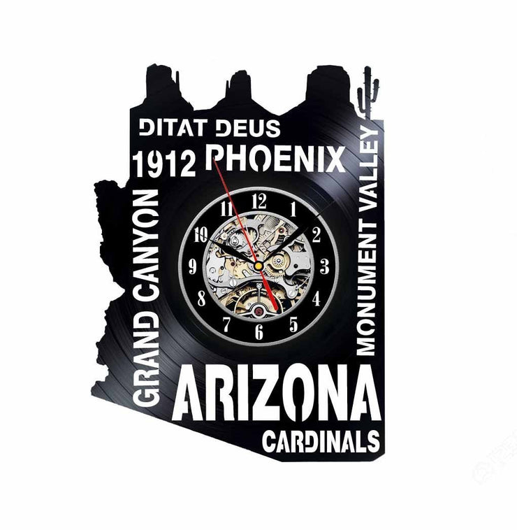 Arizona Vinyl Clock