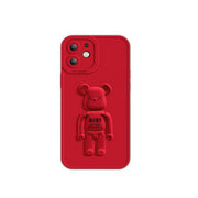 Red Bear w/ Stand | Invisible bracket series