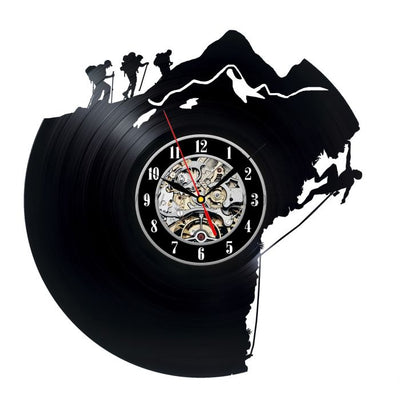 Climbers Vinyl Clock