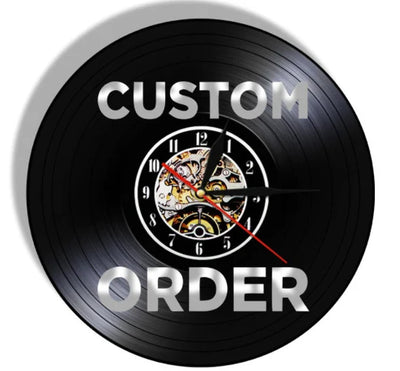 Custom Vinyl Clock - Personalized