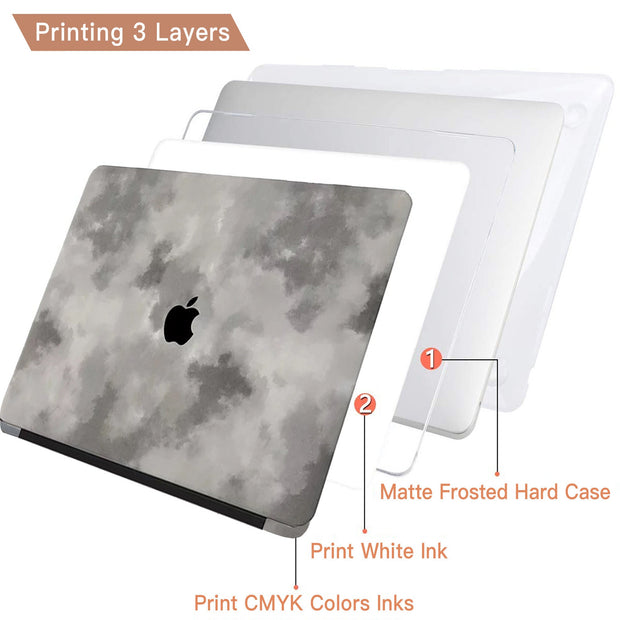 Gray Render MacBook Case