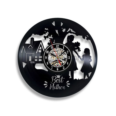 Mother's Day Vinyl Clock